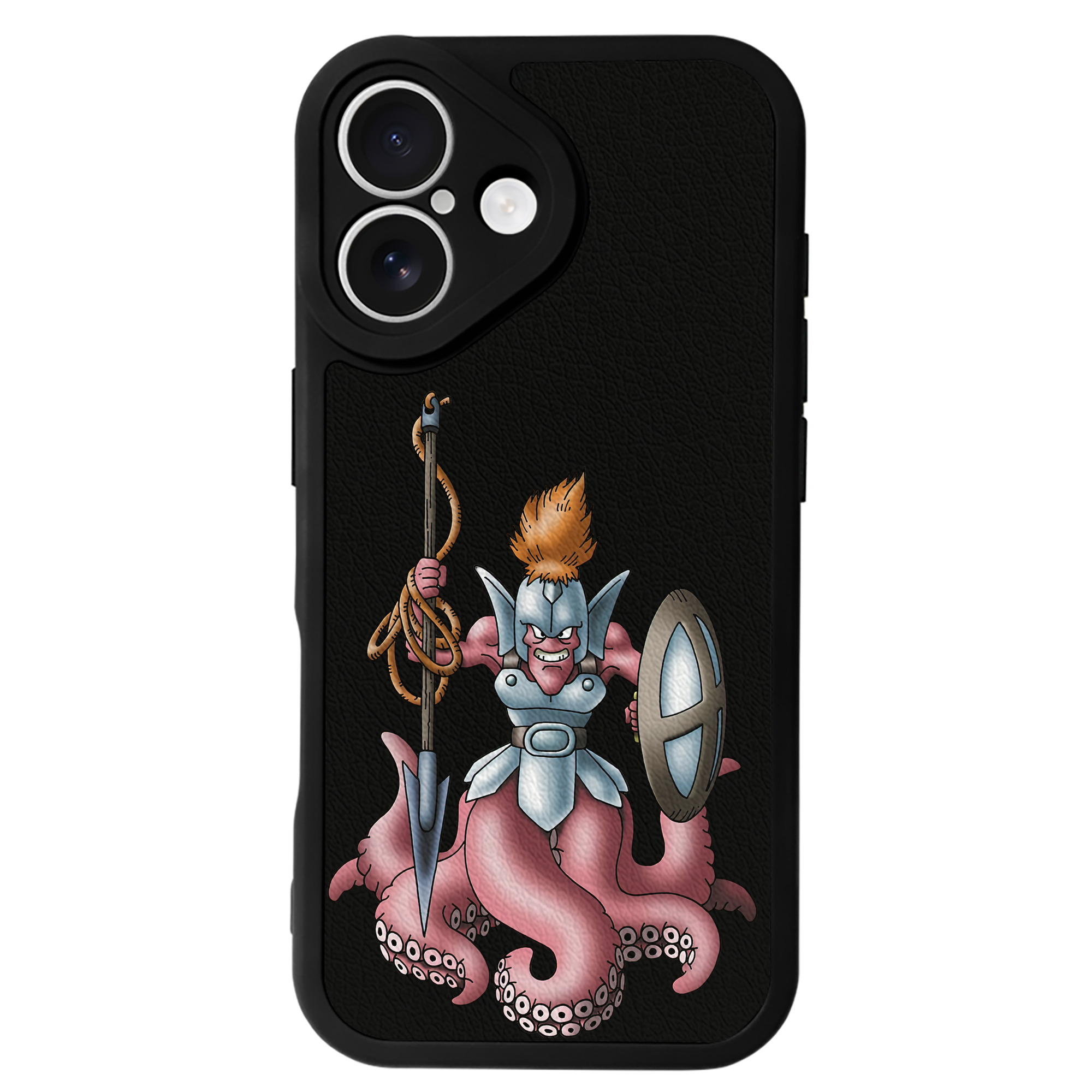 （画像用） ドラゴンクエスト Doragon Kuesuto Dragon Quest 【iPhone 16シリーズ対応】シリコンスマホケース（レザー調） 材質：シリコン